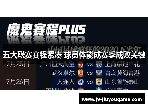 五大联赛赛程紧凑 球员体能成赛季成败关键
